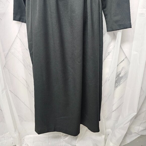 Vintage Basia Olive Green Layered Tie Back Maxi Goth Size 20W - Picture 5 of 13